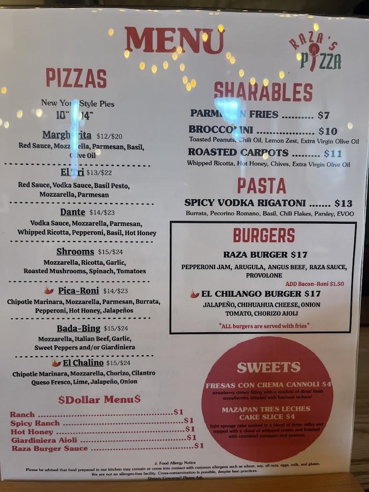 Raza's Pizza Parmesan Fries